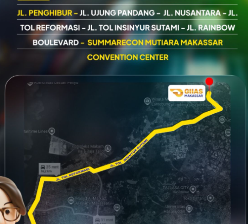 Rute ke GIIAS Makassar 2025 dok GIIAS