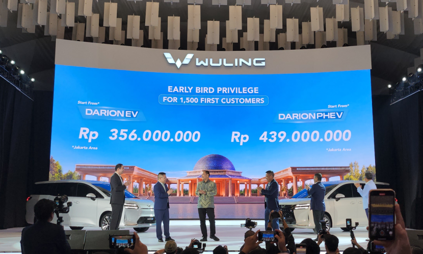 Harga resmi Wuling Darion  Dok. Motoresto.id
