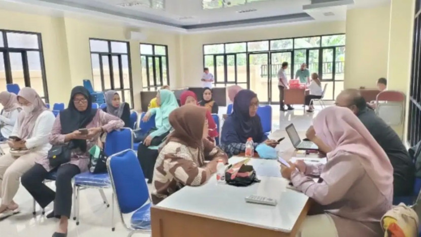 Pendampingan kepada pelaku UMKM di Kelurahan Mekarsari. (Foto: Dok Kelurahan Mekarsari)