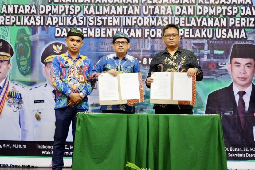 MoU Pemprov Kaltara dengan Pemprov Jabar. (Diskominfo)