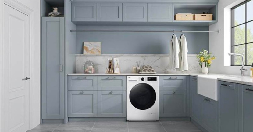 Samsung hadirkan ekosistem rumah berbasis AI dan SmartThings yang menjaga pakaian bebas bakteri, udara bersih, dan nutrisi keluarga terjaga dengan perangkat cerdas Bespoke AI di Hari Kesehatan Nasional. (Foto: Dok Samsung)