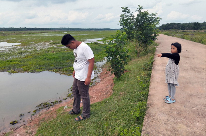 Rawa Lebak Lebung di Seri Bandung. (FOTO: Yenrizal)