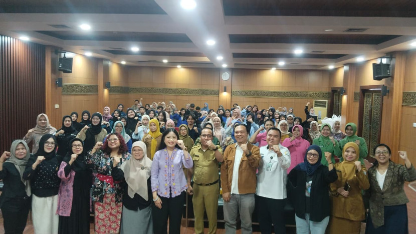 Peserta Diskusi Publik Kekerasan Berbasis Gender Online (KBGO) oleh Forum Jurnalis Perempuan Indonesia (FJPI) Sumsel. (FOTO: Inge/ FJPI Sumsel)