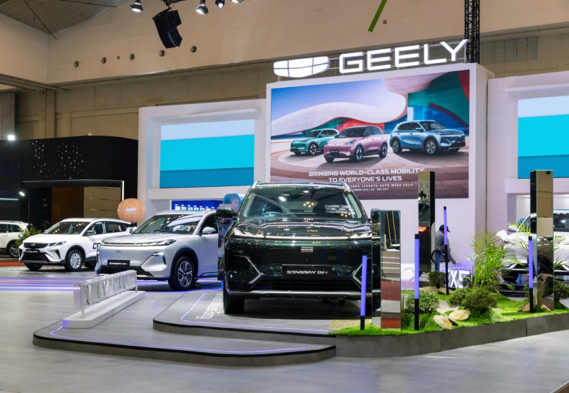 Line-up Geely Pada Saat GJAW 2025 (Doc. Geely Auto Indonesia).