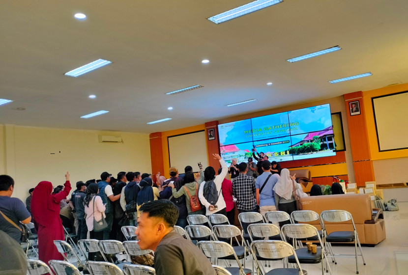 Suasana Media Gathering Unsri 2025. (Foto: Maspril Aries)