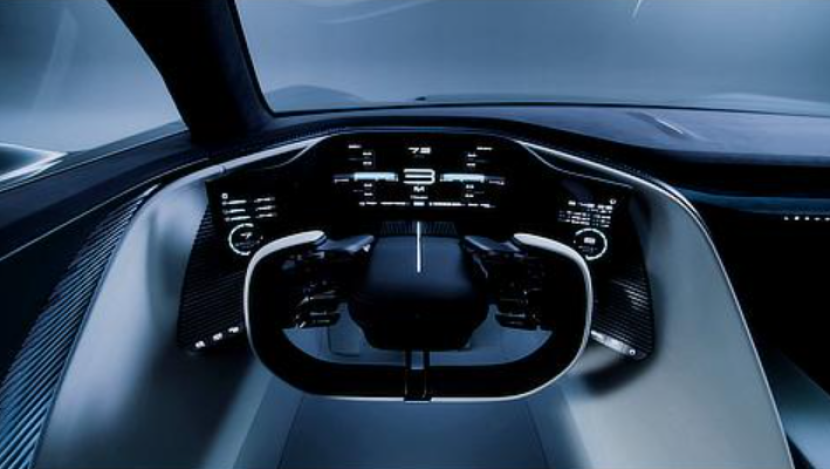 Tampulin Cockpit Futuristis Agresif dari Lexus LFA Concept (Doc. Toyota Global).