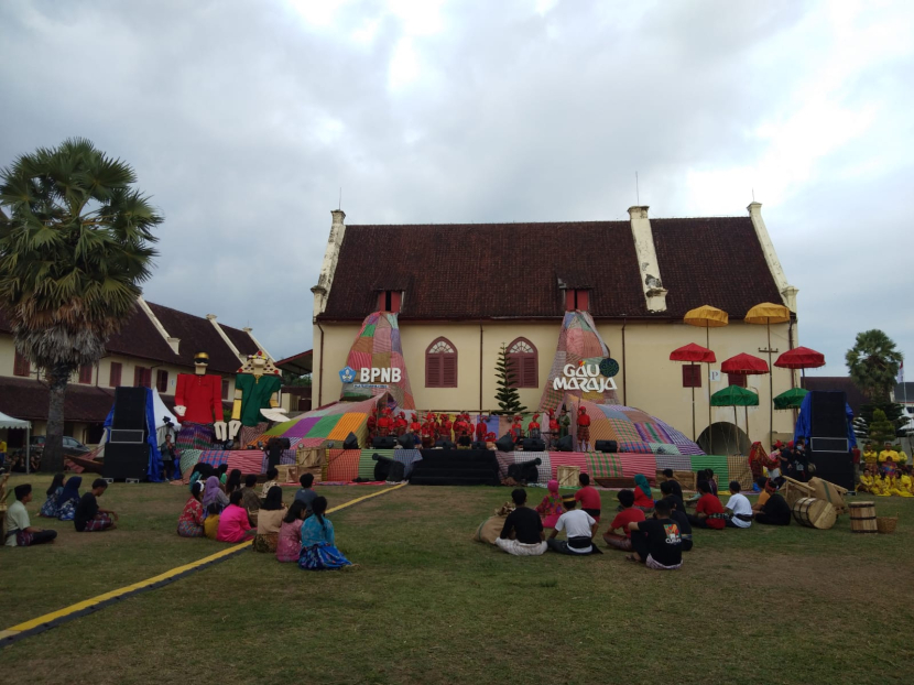 Festival kebudayaan dan kesenian 'Gau Maraja' di Makassar, Sulawesi Selatan (dokumentasi penulis, 2022).