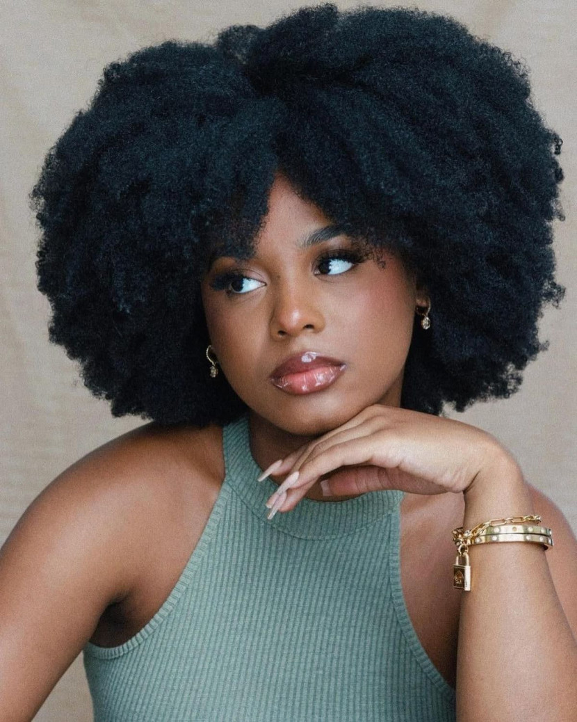 Synthetic afro wigs