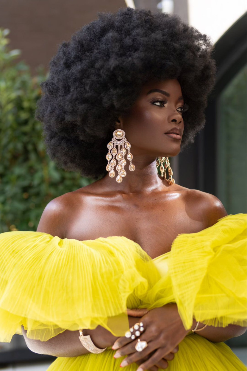 Human hair afro wigs