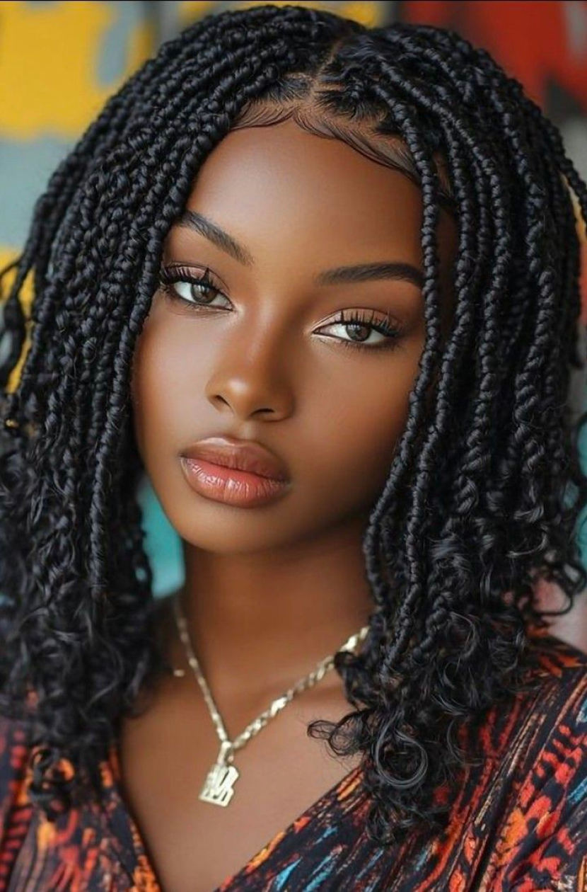 Curls of a goddess, heart of a rebel. Passion twists doing all the talking today.