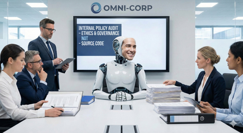 Ilustrasi Audit Kebijakan Koporat di balik Program Robot