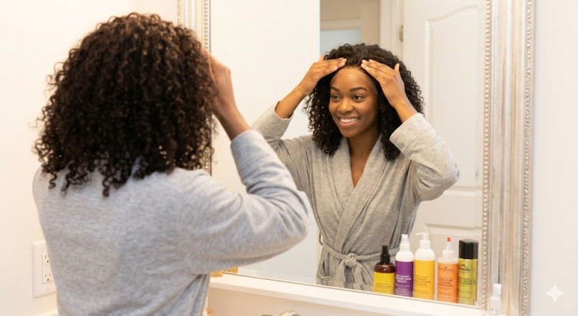 Full lace frontal for perfect styling