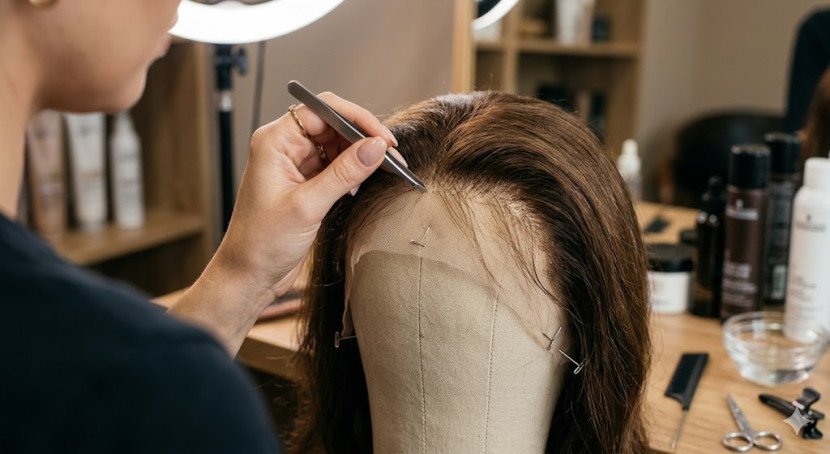 Over-plucking the hairline