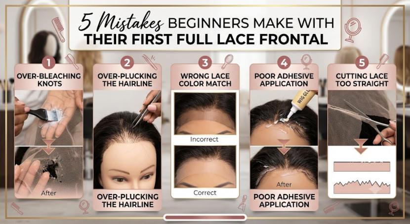 Mistakes Beginners Make with Their First Full Lace Frontal