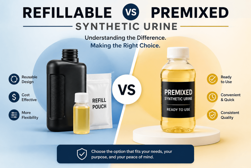 Refillable vs Premixed Synthetic Urine