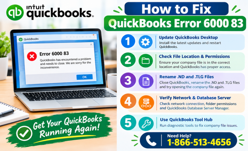 QuickBooks Error 6000 83 While Restoring Company File