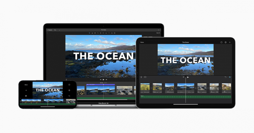 Aplikasi edit video iMovie. Foto: Apple