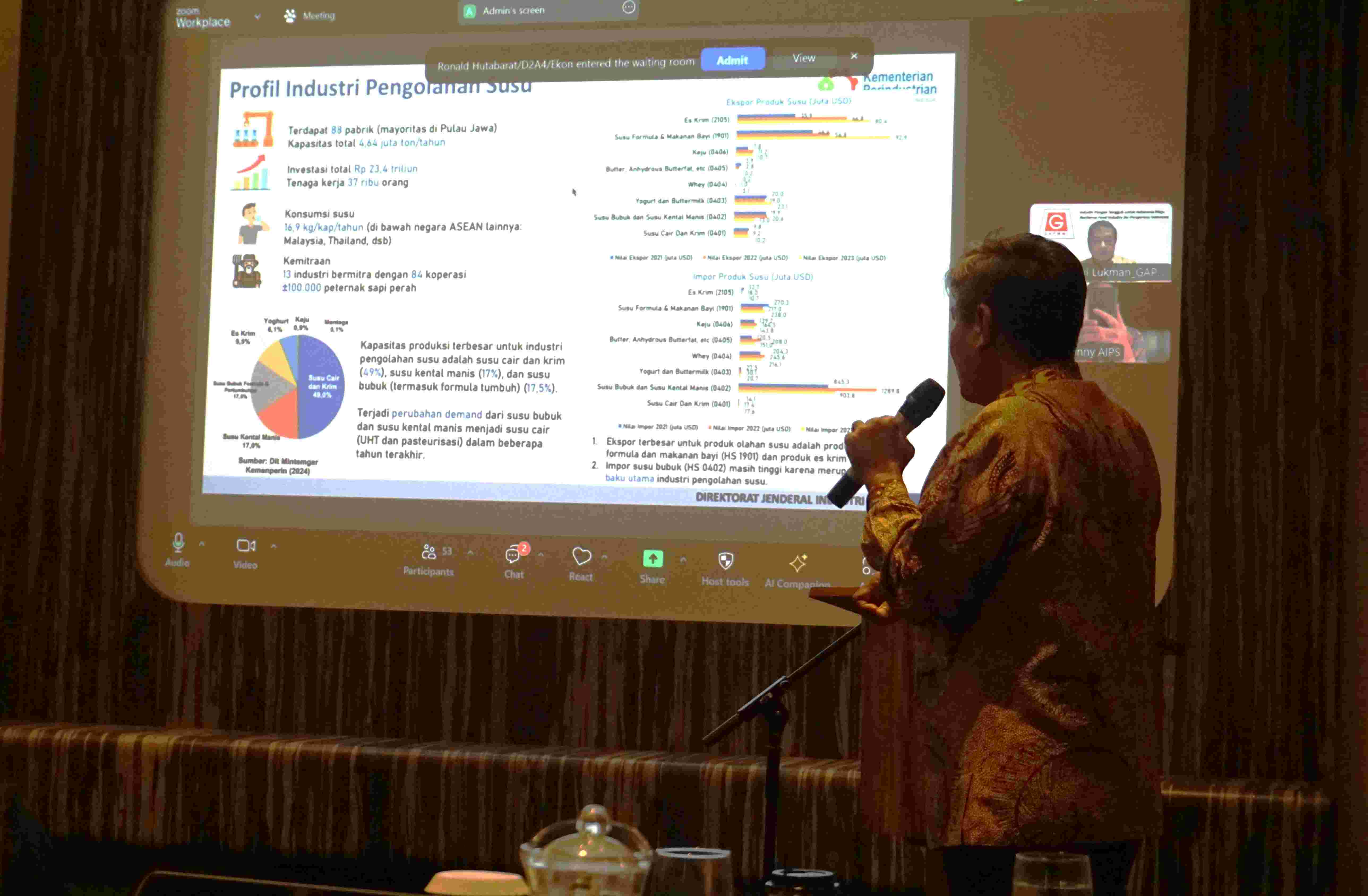 Investasi di Industri Pengolahan Susu Melampaui Rp23 Triliun
