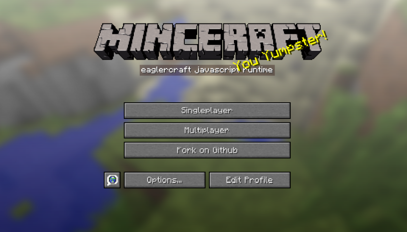 Eaglecraft. Laman web untuk bermain Minecraft Java Edition gratis dan langsung melalui browser. Foto: Tangkapan layar/Eaglecraft