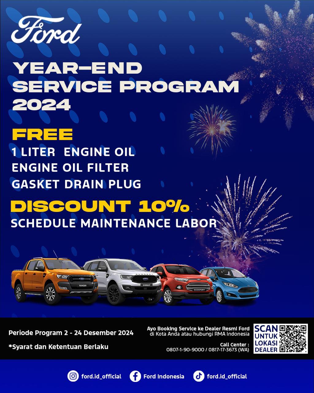Nikmati Promo Spesial Akhir Tahun dari Ford untuk Kendaraan yang Selalu Prima
