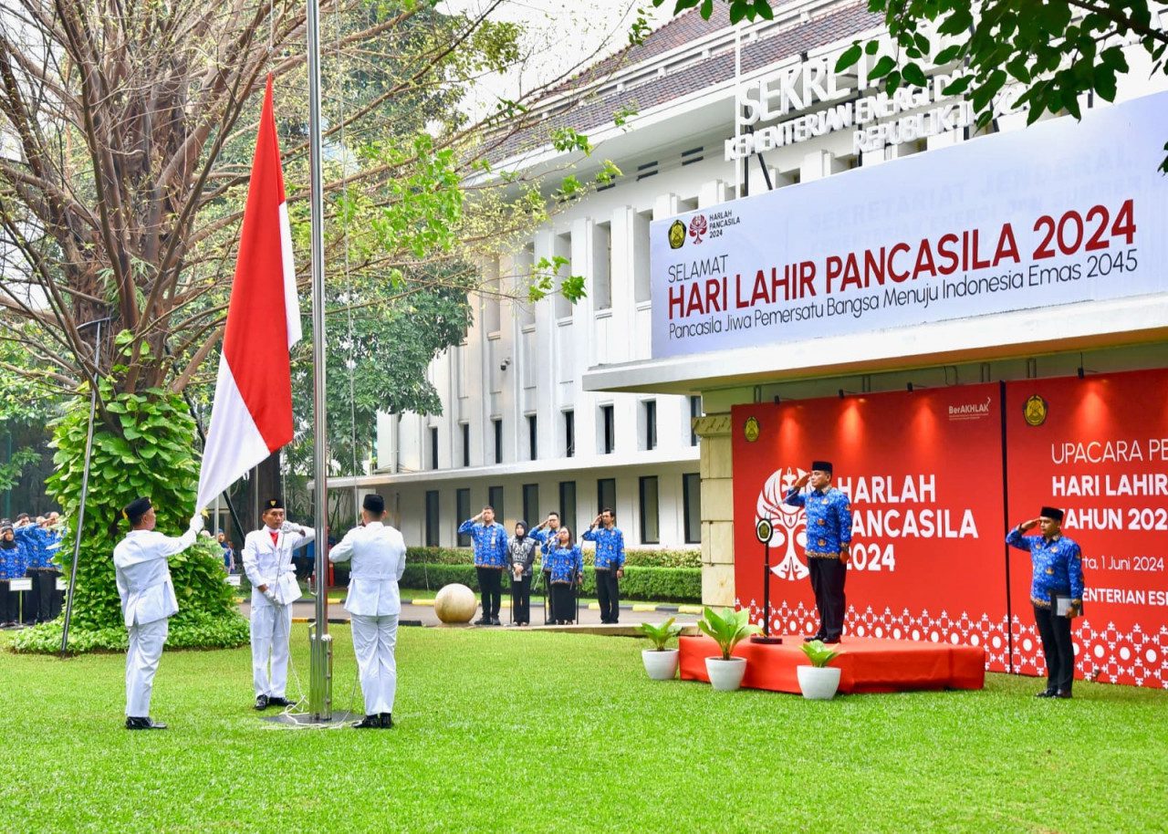 Kementerian ESDM Peringati Hari Jadi Pancasila dengan Semangat Indonesia Emas 2045
