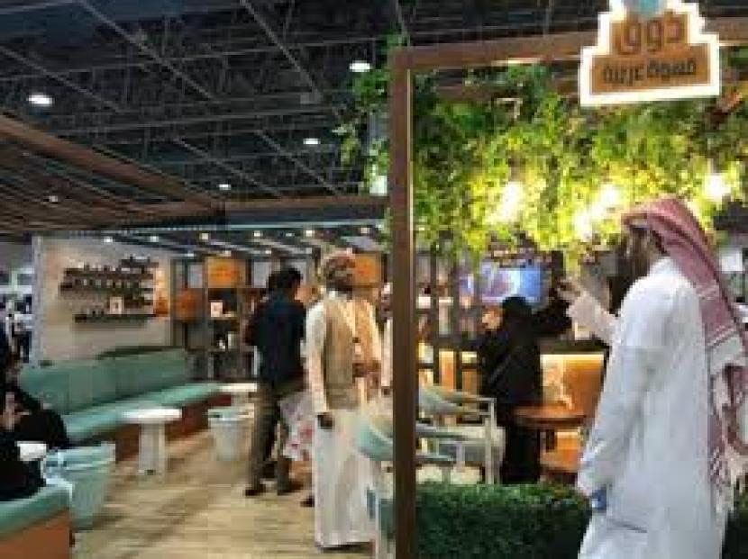 Kedai kopi di Saudi sudah mengganti nama kopi arabica menjadi kopi saudi.  (Foto: gazette)
