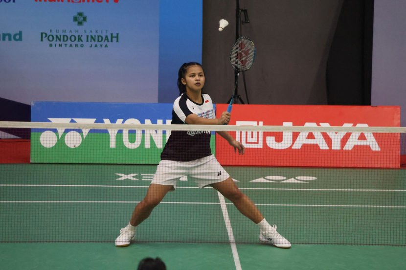 Pebulu tangkis tunggal putri U-15 Jaya Raya, Alvira Adelia Putri. (Foto: PB Jaya Raya) 