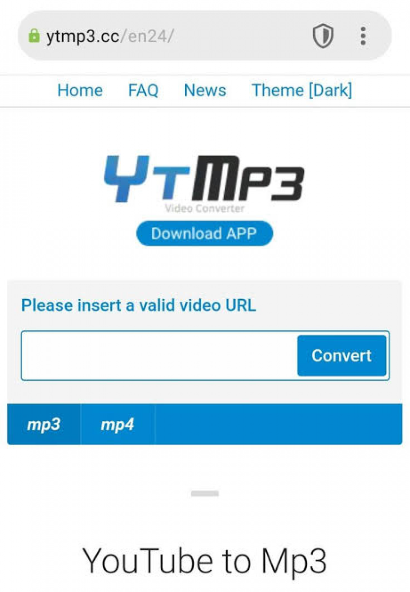 YTMP3. Dengan menggunakan YTMP3 Sedulur bisa mendownload video dari YouTube lalu dikonversi menjadi MP3. Foto: IST
