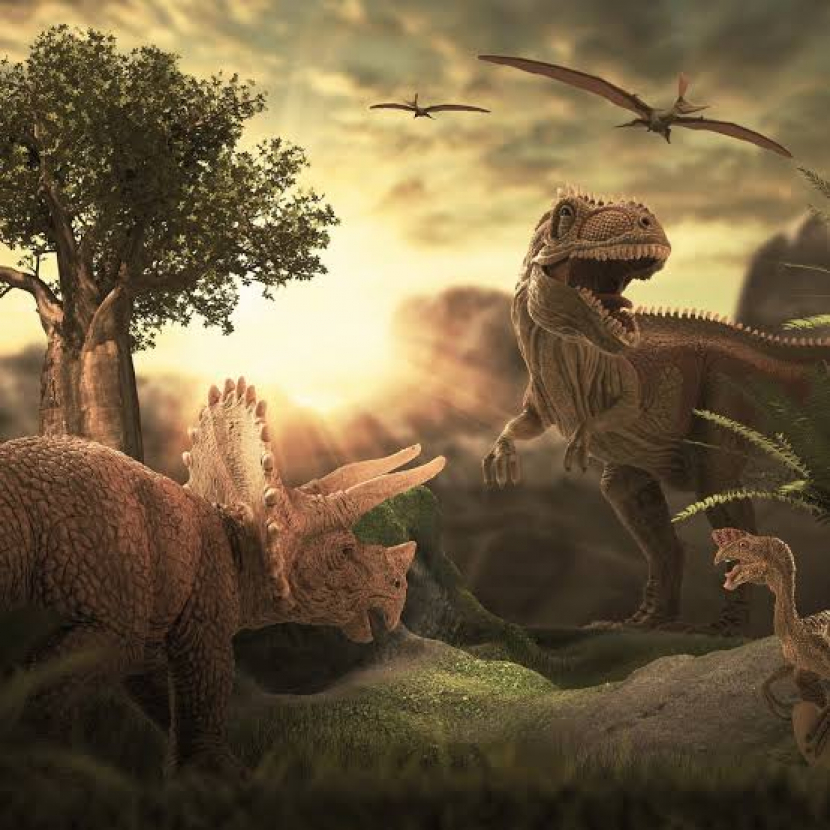 Detik-detik meteorit menghantam semenanjung Yucatán di Meksiko dan memusnahkan dinosaurus. Gambar: The Conversation.