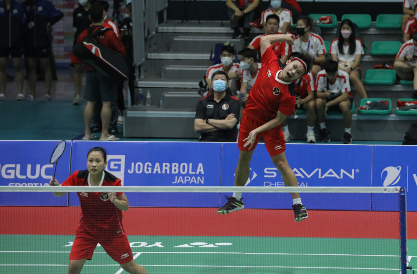 Dua pasangan ganda campuran Indonesia dikalahkan Malaysia di babak semifinal SEA Games 2021. Sehingga terjadi All Malaysian Finals di ganda campuran dan Indonesia harus puas menerima dua perunggu.