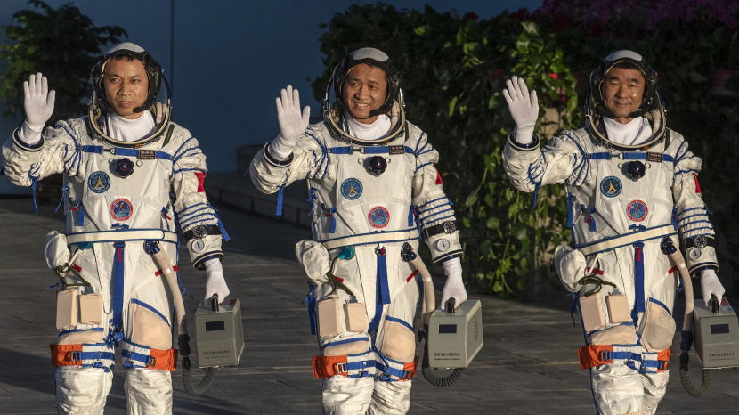 Para astronot China. Foto: CGTN