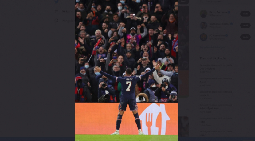 Kyllian Mbappe diprediksi akan bertahan di Paris Saint Germain. (Twitter/@KMbappe)