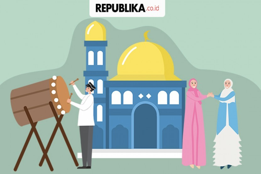 Ilustrasi Lebaran Idul Fitri 