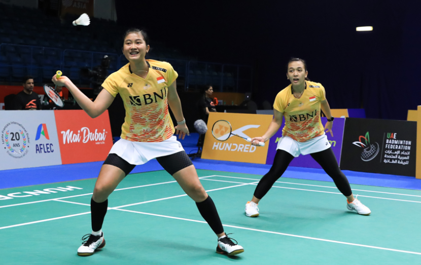 Pasangan ganda putri Febriana Dwipuji Kusuma/Amalia Cahaya Pratiwi lolos ke perempat final Kejuaraan Asia 2023.