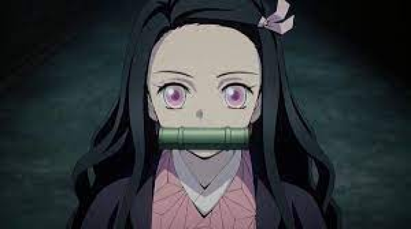 Nezuko Kamado ( Tangkapan Layar Anime Kimetsu no Yaiba)