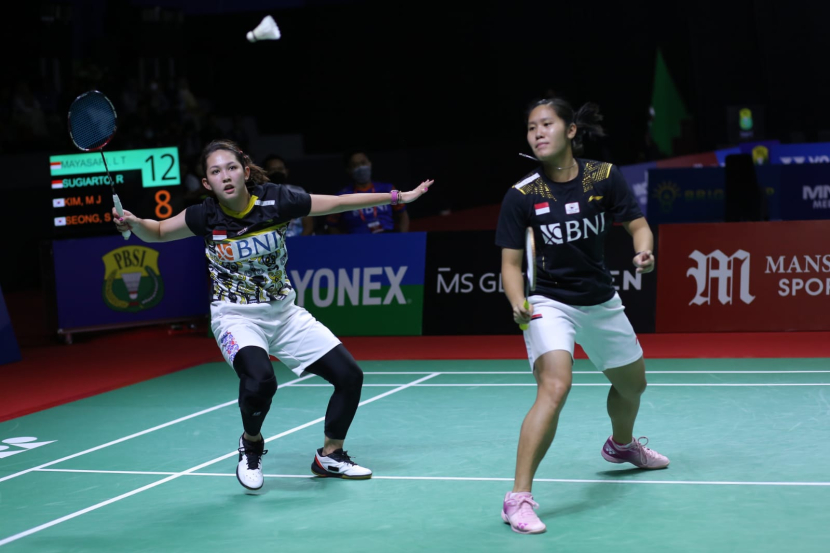 Pasangan baru Ribka Sugiarto/Lanny Tria Mayasari menjadi juara turnamen Malang Indonesia International Challenge 2022.