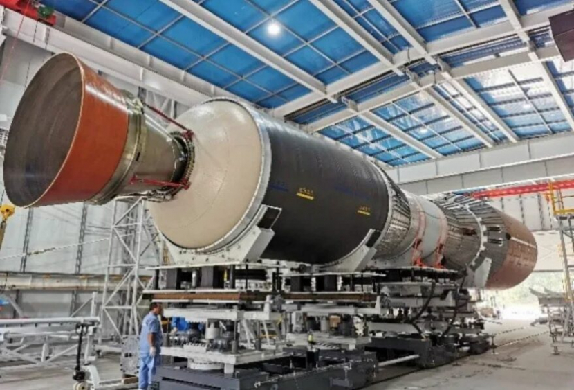 Roket CAS Space ZK-1A, terlihat menjalani pengujian, akan segera meluncurkan satelit untuk pembuat mobil Geely sebagai bagian dari kluster ruang angkasa Guangzhou. Kredit: CAS SPACE