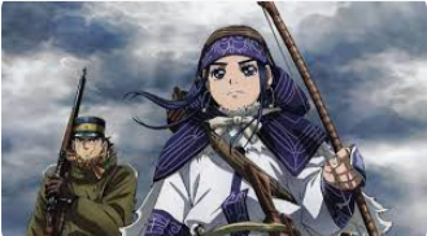 Asirpa dan Sugimoto dari Anime Golden Kamuy  (Foto:Tangkapan Layar Anime Golden Kamuy)