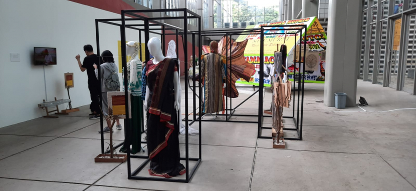 Salah satu karya di Jakarta Biennale