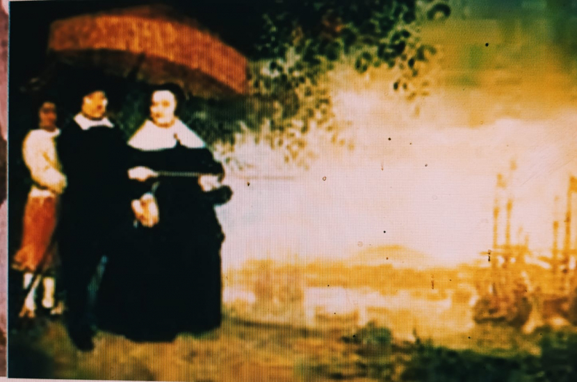 Lukisan abad XVI: Pasangan Portugis memadu asmara di Batavia