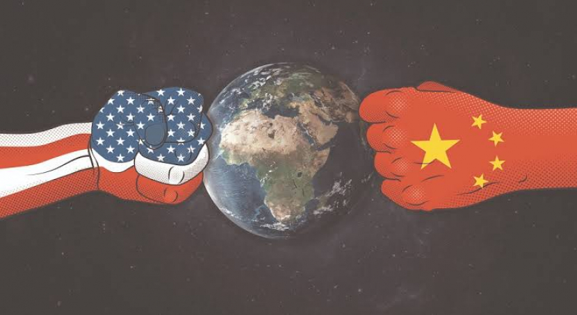 Ilustrasi hubungan panas Amerika dan China di antariksa. Gambar: iStock