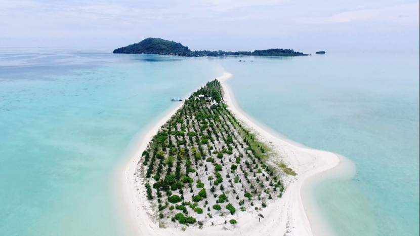 Pulau Noko Gili di Pulau Bawean. Foto: Disparbud Gresik