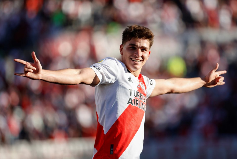 Striker muda River Plate Julian Alvarez segera hijrah ke Manchester City. Sumber: republika.co.id 