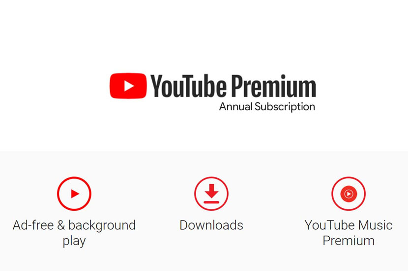 Tangkapan layar halaman Youtube Premium.