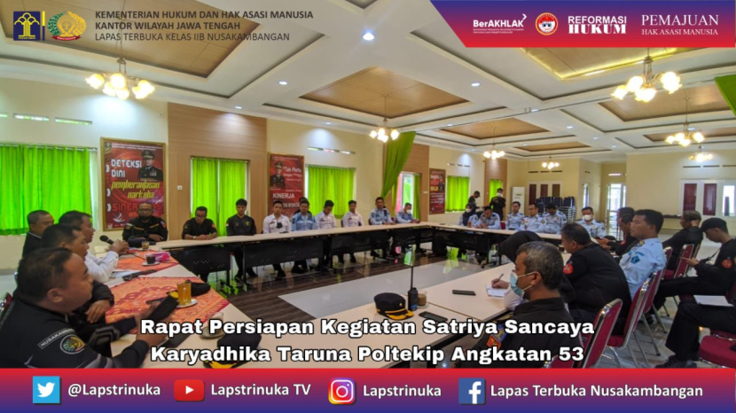 Rapat Persiapan Kegiatan Satriya Sancaya Karyadhika Taruna Poltekip ...