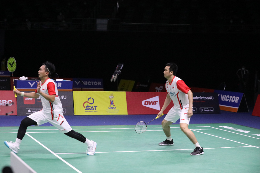 Pasangan ganda putra Indonesia, Hendra Setiawan/Mohammad Ahsan alias Daddies akan melawan pasangan Cina Taipei, Lu Cing Yao/Yang Po Han di perempat final Malaysia Masters 2022.