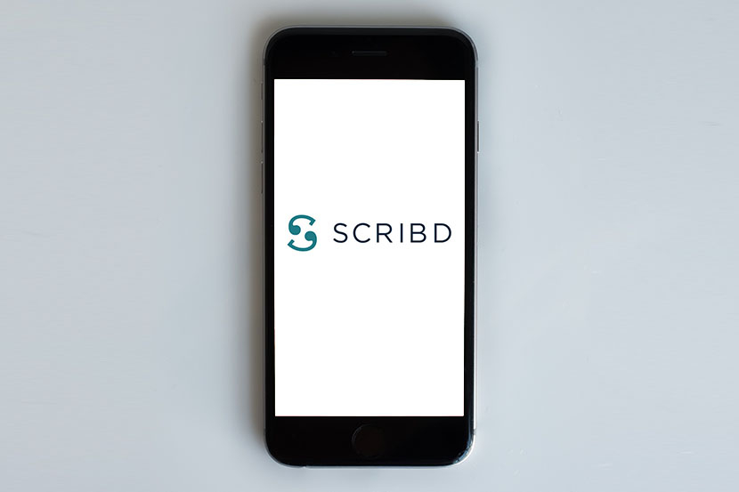 Logo Scribd di smartphone.