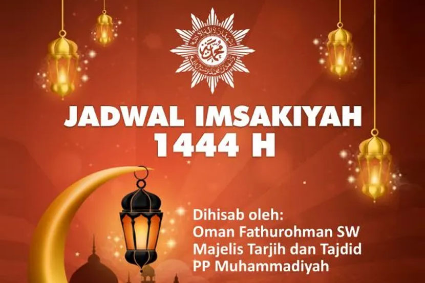 Cover Jadwal Imsakiyah Ramadhan 1444 H 2023. (Suara Muhammadiyah)