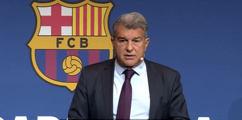 Joan Laporta (Twitter/@JoanLaportaFCB)