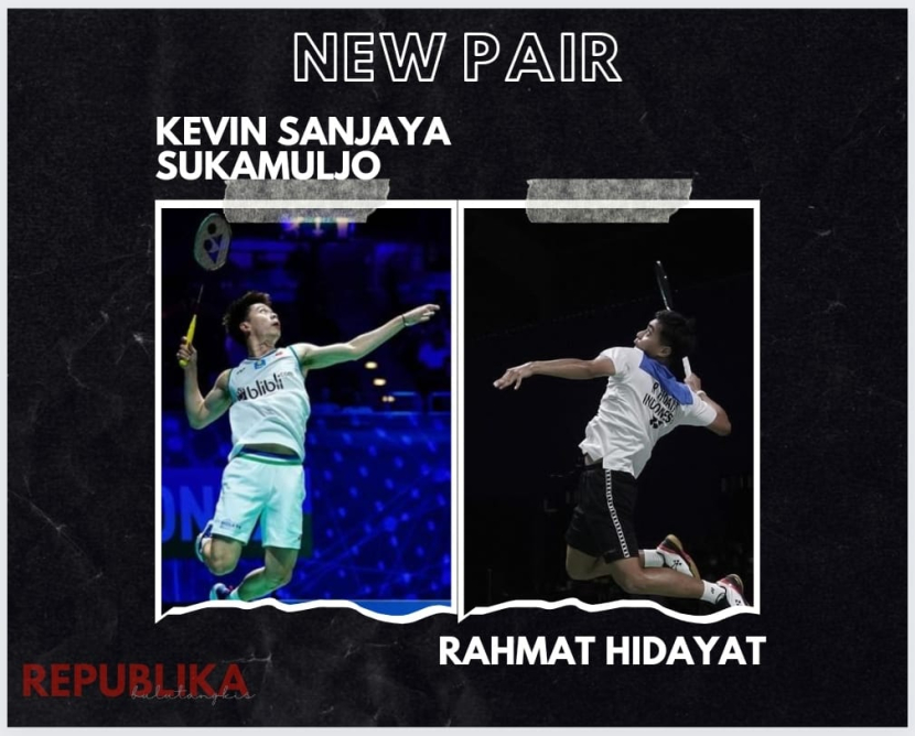 Kevin Sanjaya Sukamuljo memiliki sejumlah persamaan dengan pasangan barunya, Rahmat Hidayat.